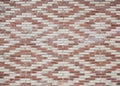 Brick block wall geometric pattern design Wall Art texture background