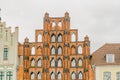 Brick building facade in Wismar