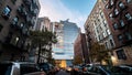 Brick Building Next To Modern Glass Building in Manhattan