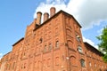 Brick building of the old brewery 1877. Rybinsk Royalty Free Stock Photo