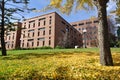 Brick Building on University Campus Royalty Free Stock Photo