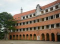 The brick building at Yersin School in Dalat, Vietnam