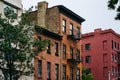 Brick buildings in Greenwich Village, Manhattan, New York City Royalty Free Stock Photo