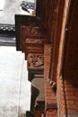 Brick carving pillars