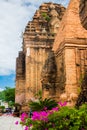 Brick cham towers Ponagar in Nha Trang, Vietnam