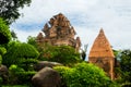 Brick cham towers Ponagar in Nha Trang, Vietnam