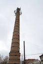 The brick chimney Royalty Free Stock Photo