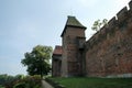 brick city walls of the city of Nymburk