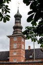 Brick clock tower Royalty Free Stock Photo