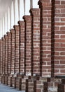 Brick columns Royalty Free Stock Photo