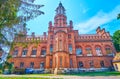 The brick corps of Chernivtsi National University, Ukraine Royalty Free Stock Photo