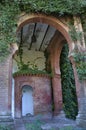 Brick courtyard at La Casa del Rey Moro, Ronda, MÃÂ¡laga, Andalusia