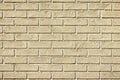 Brick Decorative yellow wall. Background.