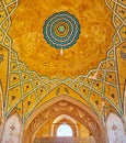 The brick dome of Agha Bozorg mosque, Kashan, Iran Royalty Free Stock Photo