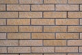 Brick facade tiles, chipped brown brick, facade texture . Noisy texture. Focus around the frame