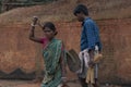 Brick Factory in India. Royalty Free Stock Photo