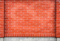 Brick fence or wall texture