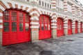 Brick firestation doors