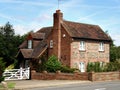 Brick and Flint Cottage Royalty Free Stock Photo