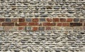 Brick and flintstone wall Royalty Free Stock Photo