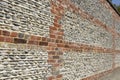 Brick and flintstone wall Royalty Free Stock Photo