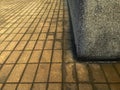 Brick floor background texture, Monochrome Royalty Free Stock Photo