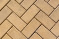 Brick floor, background and texture Royalty Free Stock Photo