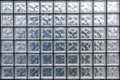 Brick glass wall Royalty Free Stock Photo