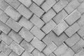 Brick grey old packed building stack construction material masonry pattern texture background