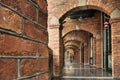 Brick hallway