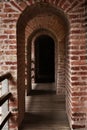 Brick hallway Royalty Free Stock Photo