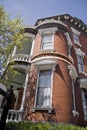 Brick home architectural detail Royalty Free Stock Photo