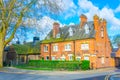 Brick houses in Leicester, England