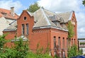 Brick houses of the pastor. Sovetsk, Kaliningrad region Royalty Free Stock Photo