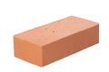 Brick isolated on white background with clipping path and copy space for your text Royalty Free Stock Photo