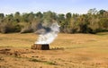 Brick kiln in forest Royalty Free Stock Photo