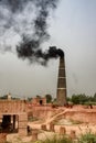 Brick kiln Pakistan Asia Royalty Free Stock Photo