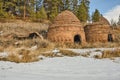 Brick Kilns in Montana Royalty Free Stock Photo