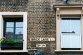 Brick Lane street sign, East London