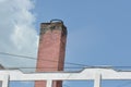 Brick-made chimney Royalty Free Stock Photo