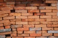 brick old wall, red brick Royalty Free Stock Photo