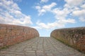 Brick Path Royalty Free Stock Photo