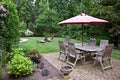 Brick Patio Royalty Free Stock Photo