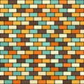 Brick pattern. Vector seamless brick wall background Royalty Free Stock Photo