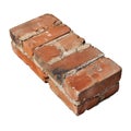 brick png isolated on transparent background Royalty Free Stock Photo
