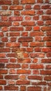 Brick red wall mobile wallpaper, conceit wall Royalty Free Stock Photo