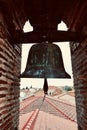 Old bell in european church Royalty Free Stock Photo