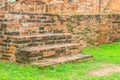 brick stair in park Royalty Free Stock Photo