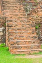 brick stair in park Royalty Free Stock Photo