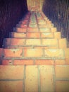 Brick stairs